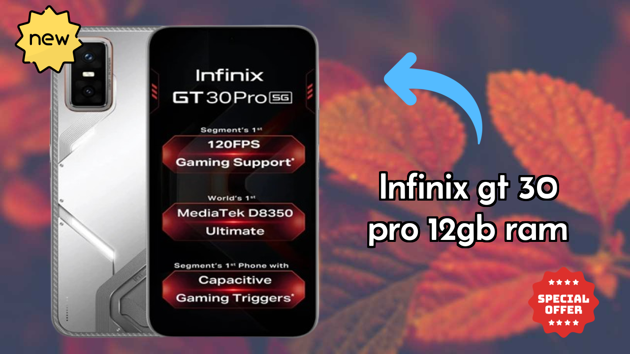 Infinix GT 30 Pro 12GB RAM at ₹26,490 - Everything About It