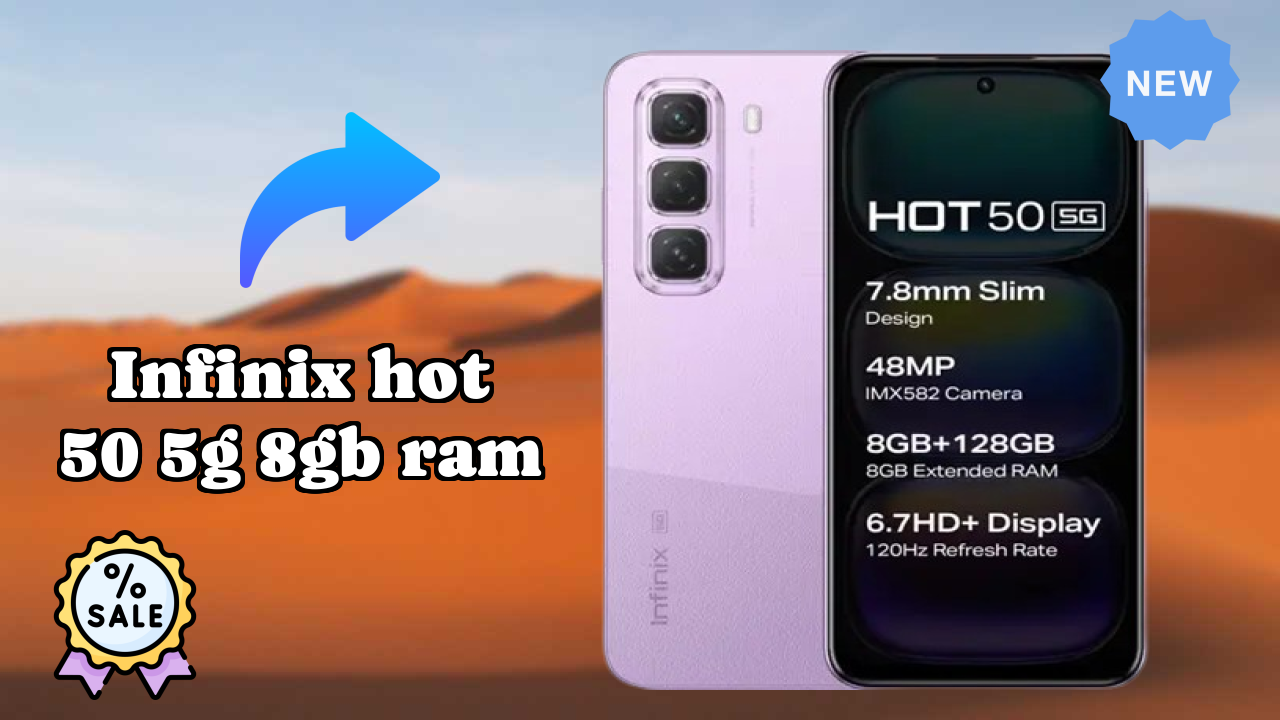 Infinix Hot 50 5G 8GB RAM Display Technology: IPS LCD Review