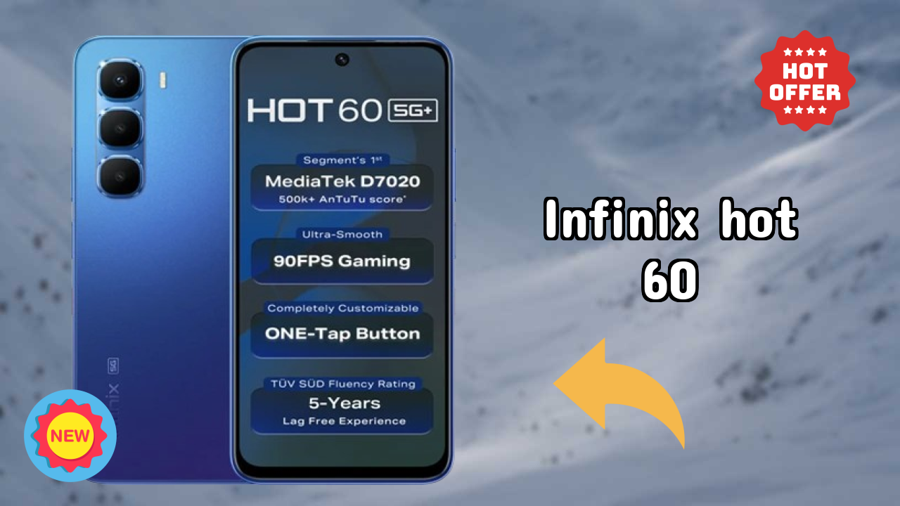 Infinix Hot 60 Display Analysis: 6.7 Inches (17.02 Cm) Screen
