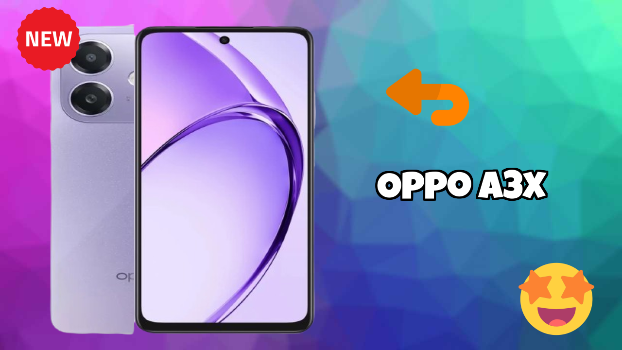 Oppo OPPO A3X - Best Camera Phone Under ₹9,649