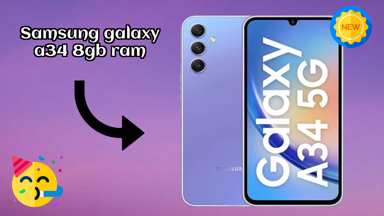 Samsung Galaxy A34 8GB RAM Performance: 8 GB RAM Gaming Tested