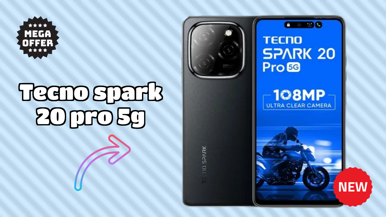 Tecno Spark 20 Pro 5G Display Analysis: 6.78 Inches (17.22 Cm) Screen